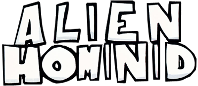 Alien Hominid title screen for Playstation 2
